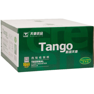 Tianzhang TANGO new green days chapter 80mm 60mm thermal cash register paper notes supermarket ticket paper 30 m volume 50 volumes box
Tianzhang TANGO new green days chapter 80mm 60mm thermal cash register paper notes supermarket ticket paper 30 m volume 50 volumes box