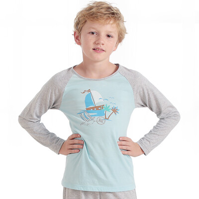 VIV & LUL Long Sleeve T-Shirt Men's Cotton Bottom Chloo Chloe DV117166 Light Blue 140cm
VIV & LUL Long Sleeve T-Shirt Men's Cotton Bottom Chloo Chloe DV117166 Light Blue 140cm