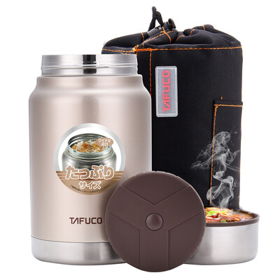 Taifu high TAFUCO braised beaker double vacuum insulation stew pots home office braised burning pot gift bag T-2011 075L champagne
Taifu high TAFUCO braised beaker double vacuum insulation stew pots home office braised burning pot gift bag T-2011 075L champagne