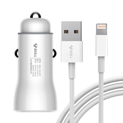 Bull BULL Car Charger Car Charger GN-U112C White 5V 24A Dual USB One-Duo Two PC Material
Bull BULL Car Charger Car Charger GN-U112C White 5V 24A Dual USB One-Duo Two PC Material