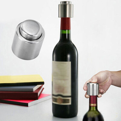 MyMei Stainless Steel Silver Vacuum Sealed Wine Bottle Stopper Plug Bottle Cap Corks
MyMei Stainless Steel Silver Vacuum Sealed Wine Bottle Stopper Plug Bottle Cap Corks
