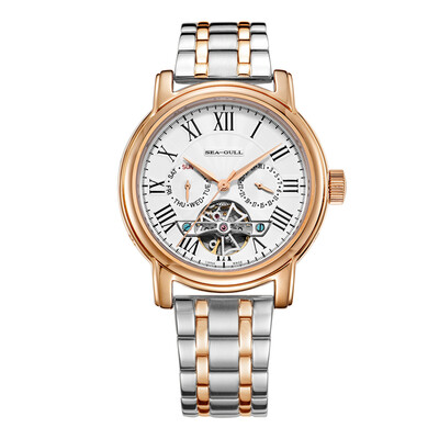 Seagull (SeaGull) watch multi-function hollow flywheel automatic mechanical watch waterproof business male watch D519.624 black belt
Seagull (SeaGull) watch multi-function hollow flywheel automatic mechanical watch waterproof business male watch D519.624 black belt