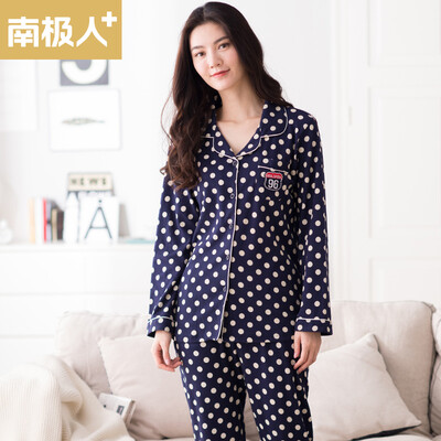 Antarctic Pajamas Women&39s Autumn Cotton Cute Dot Cardigan Lapel Casual Long Sleeve Home Service T-JY4244 Blue L Code
Antarctic Pajamas Women&39s Autumn Cotton Cute Dot Cardigan Lapel Casual Long Sleeve Home Service T-JY4244 Blue L Code