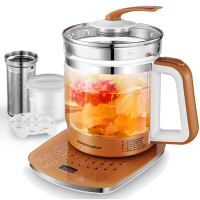 Rongstar (Royalstar) health pot boiled teapot glass electric kettle kettle multi-function YSH18Q1 1.8L
Rongstar (Royalstar) health pot boiled teapot glass electric kettle kettle multi-function YSH18Q1 1.8L