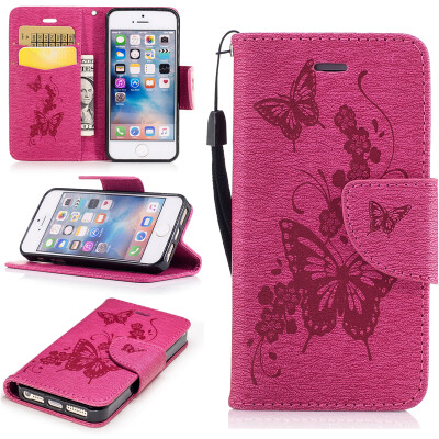 Rose Butterfly Style Embossing Classic Flip Cover with Stand Function and Credit Card Slot for IPHONE 5/5S/5SE
Rose Butterfly Style Embossing Classic Flip Cover with Stand Function and Credit Card Slot for IPHONE 5/5S/5SE