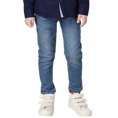 Xin Song boy personality hole jeans in the big children spring&autumn cowboy casual trousers trousers E060B 15063
Xin Song boy personality hole jeans in the big children spring&autumn cowboy casual trousers trousers E060B 15063