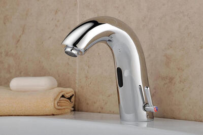 Hands Free Automatic Sensor Faucet Cold and Hot Single Handle Bathroom Electrical Basin Robinet
Hands Free Automatic Sensor Faucet Cold and Hot Single Handle Bathroom Electrical Basin Robinet