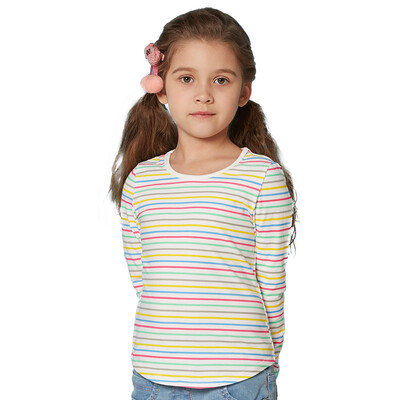 JJLKIDS Partner Club children's clothing girls long-sleeved children's striped shirt sweater GCT62002 milky white 105
JJLKIDS Partner Club children's clothing girls long-sleeved children's striped shirt sweater GCT62002 milky white 105