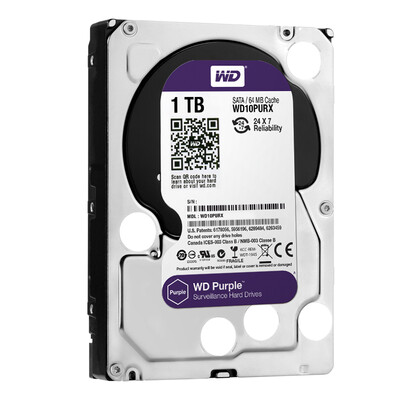 Western Digital (WD) Фиолетовый диск мониторинга 64M жесткий диск 1TB SATA 6 Гбит / с (WD10PURX)
Western Digital (WD) Фиолетовый диск мониторинга 64M жесткий диск 1TB SATA 6 Гбит / с (WD10PURX)