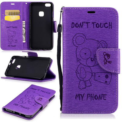 Purple Bear Style Embossing Classic Flip Cover with Stand Function and Credit Card Slot for Huawei P10 Lite
Purple Bear Style Embossing Classic Flip Cover with Stand Function and Credit Card Slot for Huawei P10 Lite