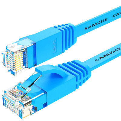 Shanze (SAMZHE) SZ-605BE super six super-super flat cable blue (gold-plated head) 5 meters (two discount equipment
Shanze (SAMZHE) SZ-605BE super six super-super flat cable blue (gold-plated head) 5 meters (two discount equipment