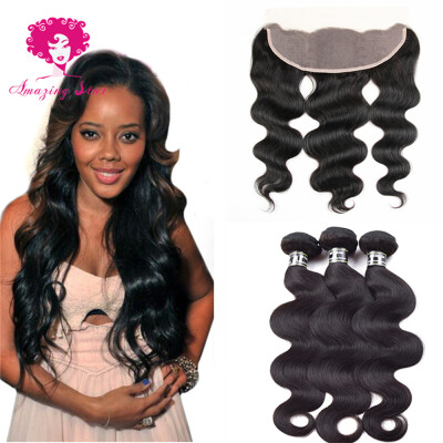 Amazing Star Hair 7A Indian Virgin Hair 3 Bundles with Lace Frontal Body Wave Hair Weave with Closure Silky Texture Good Quality
Amazing Star Hair 7A Indian Virgin Hair 3 Bundles with Lace Frontal Body Wave Hair Weave with Closure Silky Texture Good Quality