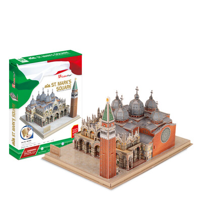 CubicFun) Three-dimensional Pinch Paper Model Toy Simulation Building Children's Hand Puzzle St. Mark's Square (Cathedral
CubicFun) Three-dimensional Pinch Paper Model Toy Simulation Building Children's Hand Puzzle St. Mark's Square (Cathedral