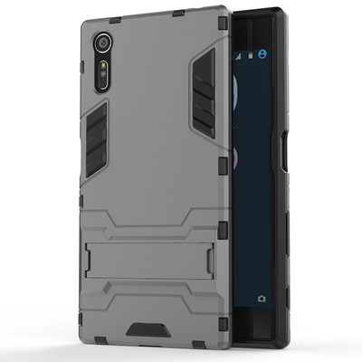 Серый Slim Robot Armor Kickstand Ударопрочный жесткий корпус из прочной резины для SONY Xperia XZ
Серый Slim Robot Armor Kickstand Ударопрочный жесткий корпус из прочной резины для SONY Xperia XZ