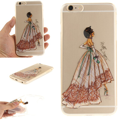 Hand-painted dress Pattern Soft Thin TPU Rubber Silicone Gel Case Cover for IPHONE 6 Plus
Hand-painted dress Pattern Soft Thin TPU Rubber Silicone Gel Case Cover for IPHONE 6 Plus