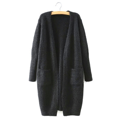 MyMei Smart Womens Casual Long Sleeve Knitted Outwear Open-front Pocket Cardigan Coat
MyMei Smart Womens Casual Long Sleeve Knitted Outwear Open-front Pocket Cardigan Coat