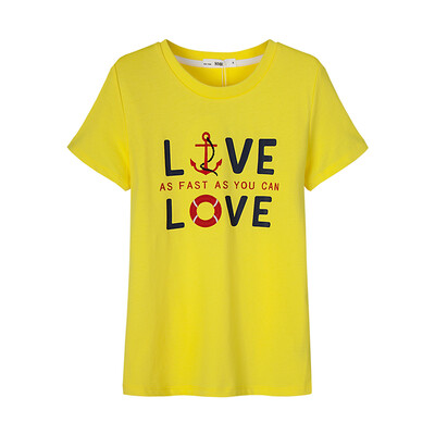 Semir T-shirt short-sleeved T-shirt female round neck shirt embroidery printing students 12216000011 light gray l
Semir T-shirt short-sleeved T-shirt female round neck shirt embroidery printing students 12216000011 light gray l
