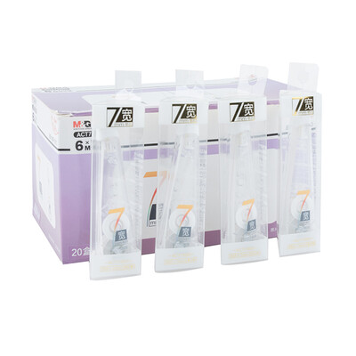 Morninglight M & G ACT73501 Transparent Broadband Core Correction Band Correction Band Correction Belt Tape 6m20 Pack
Morninglight M & G ACT73501 Transparent Broadband Core Correction Band Correction Band Correction Belt Tape 6m20 Pack