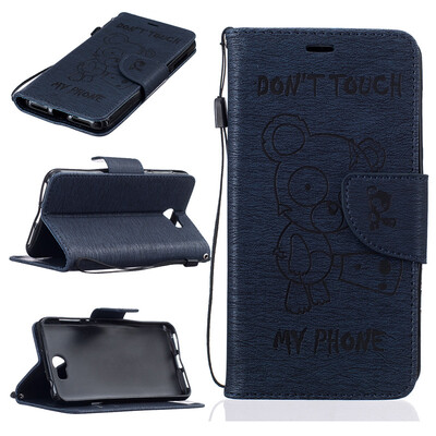 Blue Bear выбитый PU кожаный бумажник чехол Классический откидная крышка с подставкой Функция и слот кредитной карты для HUAWEI Y5 
Blue Bear выбитый PU кожаный бумажник чехол Классический откидная крышка с подставкой Функция и слот кредитной карты для HUAWEI Y5