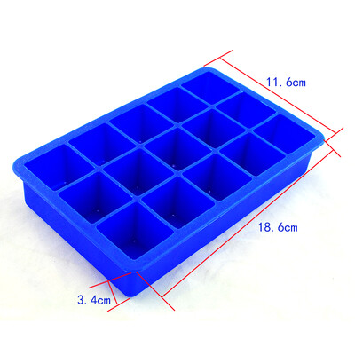 15-Cavity Silicone Drink Ice Cube Pudding Jelly Cake Chocolate Mold Mould Tray Set of 2 460001
15-Cavity Silicone Drink Ice Cube Pudding Jelly Cake Chocolate Mold Mould Tray Set of 2 460001