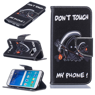 Grim Reaper Design PU Leather Flip Cover Wallet Card Holder Case for SAMSUNG GALAXY S6 Edge 
Grim Reaper Design PU Leather Flip Cover Wallet Card Holder Case for SAMSUNG GALAXY S6 Edge