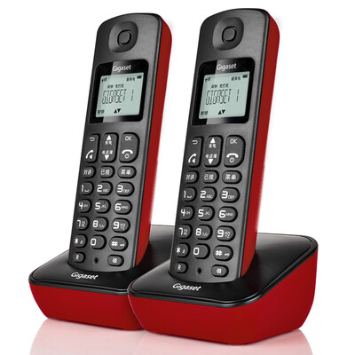 Gigaset original Siemens brand phone A191 digital cordless phone one drag one Chinese display double free home office machine seat machine set magic red
Gigaset original Siemens brand phone A191 digital cordless phone one drag one Chinese display double free home office machine seat machine set magic red