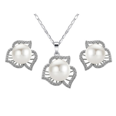 Yoursfs® 18k Gold Plated Hollow Out Petals White Pearl Earring and Necklace Jewelry Set
Yoursfs® 18k Gold Plated Hollow Out Petals White Pearl Earring and Necklace Jewelry Set