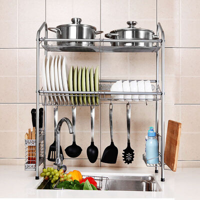 Twilight House bowl rack sink drain rack kitchen racks dish rack put bowl chopsticks rack knife holder chopsticks chopsticks tube single slot main frame + chopstick holder + chopping board + storage basket ZM3387
Twilight House bowl rack sink drain rack kitchen racks dish rack put bowl chopsticks rack knife holder chopsticks chopsticks tube single slot main frame + chopstick holder + chopping board + storage basket ZM3387