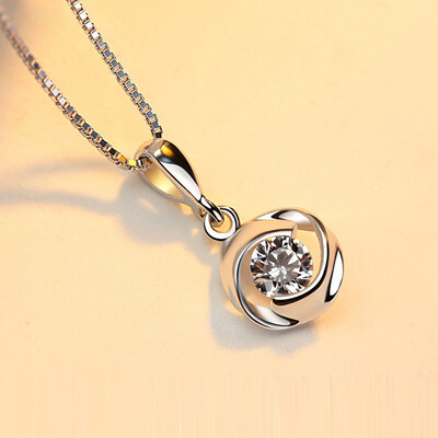 JPF 925 silver necklace female silver jewelry clavicle chain female pendant female with jewelry temperament Tanabata Valentine's Day birthday gift girlfriend 4140
JPF 925 silver necklace female silver jewelry clavicle chain female pendant female with jewelry temperament Tanabata Valentine's Day birthday gift girlfriend 4140