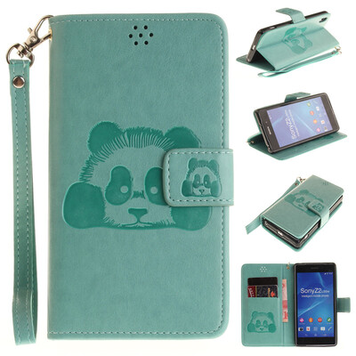 Зеленый Panda Стиль Тиснение Классический откидная крышка с подставкой Функция и слот кредитной карты для SONY Xperia Z2
Зеленый Panda Стиль Тиснение Классический откидная крышка с подставкой Функция и слот кредитной карты для SONY Xperia Z2