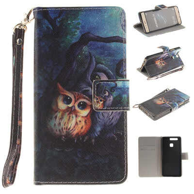 Oil painting owl Design PU Leather Flip Cover Wallet Card Holder Case for HUAWEI P9
Oil painting owl Design PU Leather Flip Cover Wallet Card Holder Case for HUAWEI P9