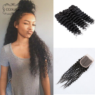 Ccollege Hair Company Products Peruvian Virgin Hair Deep Wave With Lace Closure 3 Bundles 8A Grade Virgin Unprocessed Human Hair
Ccollege Hair Company Products Peruvian Virgin Hair Deep Wave With Lace Closure 3 Bundles 8A Grade Virgin Unprocessed Human Hair