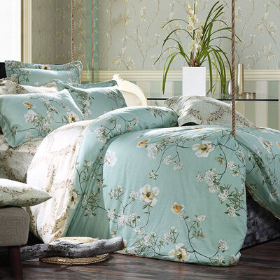 NanJiren floral print cotton bed duvet cover