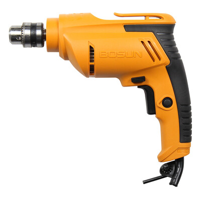 Boshen 8807D 10mm hand drill 450W power positive&negative stepless speed change with drill bit
Boshen 8807D 10mm hand drill 450W power positive&negative stepless speed change with drill bit