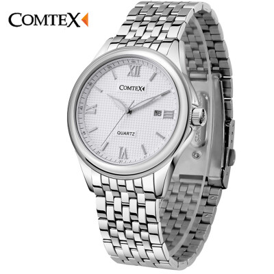 Comtex Brand Business Men's Watch Alloy Wrist Watches Analog Display Quartz Movement Waterproof Calendar Watches Men
Comtex Brand Business Men's Watch Alloy Wrist Watches Analog Display Quartz Movement Waterproof Calendar Watches Men