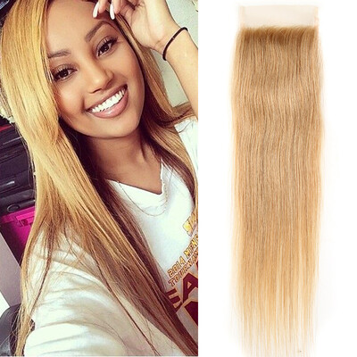 7a Brazilian Straight Closure Cheap Middle Part Lace Closure Straight Human Hair #27 Colour 3 Way Part Honey Blonde Lace
7a Brazilian Straight Closure Cheap Middle Part Lace Closure Straight Human Hair #27 Colour 3 Way Part Honey Blonde Lace