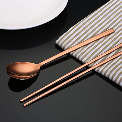 Sunshine Feige Korean Tableware Set 304 Stainless Steel Chopsticks Spoon Rose Gold Two - piece Set 1376
Sunshine Feige Korean Tableware Set 304 Stainless Steel Chopsticks Spoon Rose Gold Two - piece Set 1376