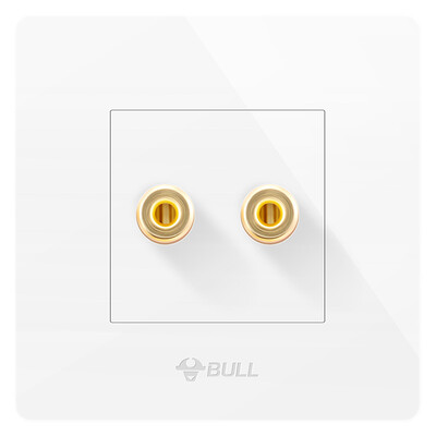 Bull (BULL) switch socket G07 series two speakers socket audio audio type 86 panel G07T106 white
Bull (BULL) switch socket G07 series two speakers socket audio audio type 86 panel G07T106 white