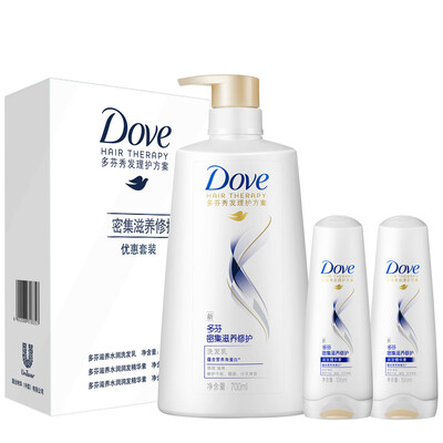 Dove (DOVE) Shampoo Conditioner Set Intensive Nourishing Repair (Shampoo 700ml + Runfa Essence 195mlx2
Dove (DOVE) Shampoo Conditioner Set Intensive Nourishing Repair (Shampoo 700ml + Runfa Essence 195mlx2