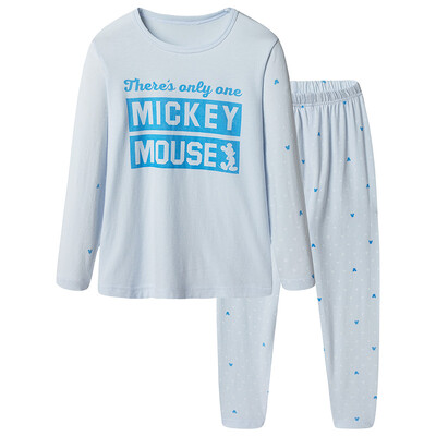 Disney children's suit cotton underwear suit boys and girls baby autumn home clothes pajamas 28783D0 angel blue 140
Disney children's suit cotton underwear suit boys and girls baby autumn home clothes pajamas 28783D0 angel blue 140