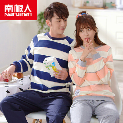 Antarctic people Nanjiren cotton pajamas home service men&women couples pajamas can wear long sleeves sets of cotton leisure home service suit female large bar
Antarctic people Nanjiren cotton pajamas home service men&women couples pajamas can wear long sleeves sets of cotton leisure home service suit female large bar