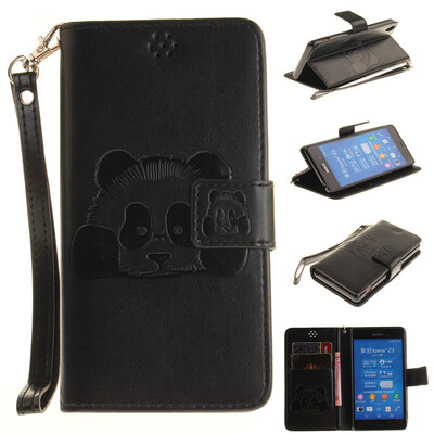 Black Panda Style Embossing Classic Flip Cover with Stand Function and Credit Card Slot for SONY Xperia Z3
Black Panda Style Embossing Classic Flip Cover with Stand Function and Credit Card Slot for SONY Xperia Z3