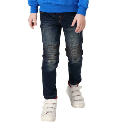 Xin Song boys stitching printed jeans in the big children Spring and Autumn cowboy casual trousers pants E059B 150/63
Xin Song boys stitching printed jeans in the big children Spring and Autumn cowboy casual trousers pants E059B 150/63