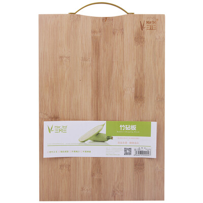 March three bamboo chopping board cutting board fruit plate ZB12 (38cm * 26cm * 1.8cm) Product packaging and color random delivery
March three bamboo chopping board cutting board fruit plate ZB12 (38cm * 26cm * 1.8cm) Product packaging and color random delivery