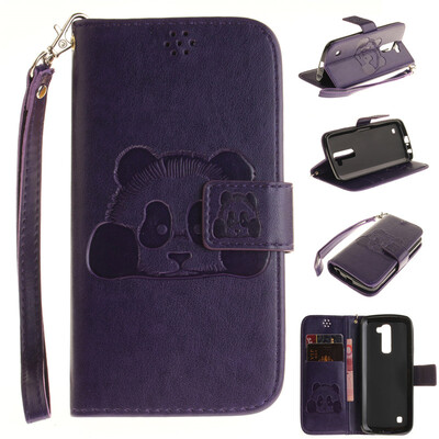 Purple Panda Style Embossing Classic Flip Cover with Stand Function and Credit Card Slot for LG K10
Purple Panda Style Embossing Classic Flip Cover with Stand Function and Credit Card Slot for LG K10