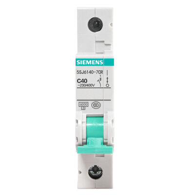 Siemens SIEMENS 5SJ61407CR standard small circuit breaker 1P single stage 40A home power open
Siemens SIEMENS 5SJ61407CR standard small circuit breaker 1P single stage 40A home power open