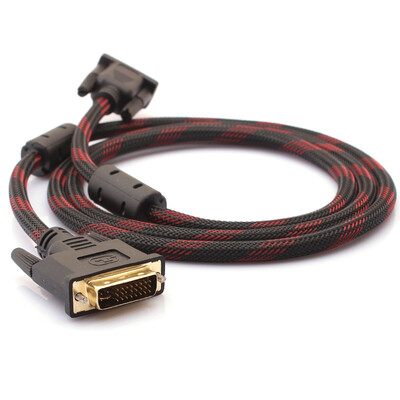 Rui Fu REVOFREE CY-DV DVI to VGA cable DVI-I to VGA converter head 24 5 computer graphics card monitor cable 3 meters
Rui Fu REVOFREE CY-DV DVI to VGA cable DVI-I to VGA converter head 24 5 computer graphics card monitor cable 3 meters
