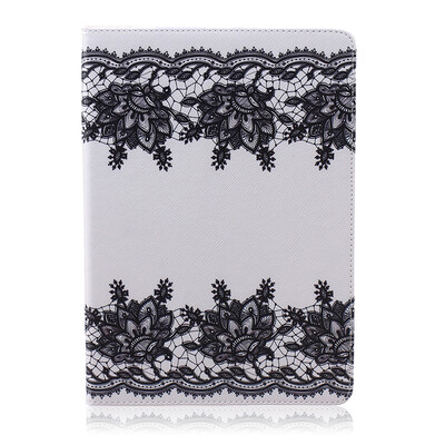 Lace Style Embossing Classic Flip Cover with Stand Function and Credit Card Slot for iPad Air 2/6
Lace Style Embossing Classic Flip Cover with Stand Function and Credit Card Slot for iPad Air 2/6