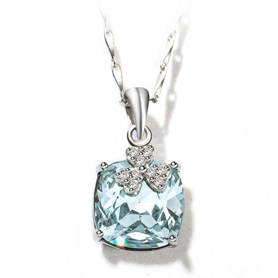 T400 with Swarovski Elements Imitation Crystal 925 Silver Necklace Women's Chainbone Chain Flower's Gossip Girl's Day Valentine's Day Birthday Gift
T400 with Swarovski Elements Imitation Crystal 925 Silver Necklace Women's Chainbone Chain Flower's Gossip Girl's Day Valentine's Day Birthday Gift