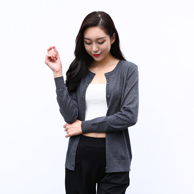 Antarctic (Nanjiren) Knitwear Women's Fashion Cardigan Slim Long Sleeve Sweater Women's Gray (170/84
Antarctic (Nanjiren) Knitwear Women's Fashion Cardigan Slim Long Sleeve Sweater Women's Gray (170/84